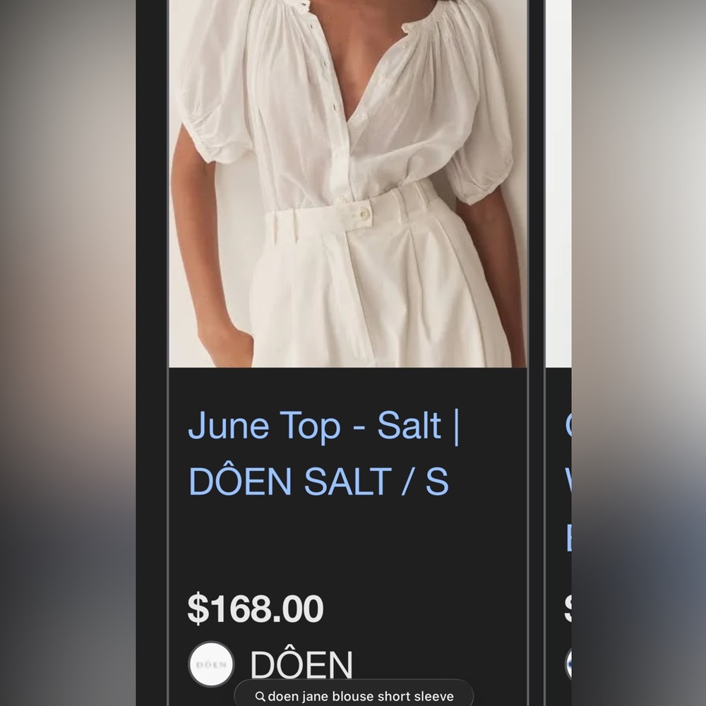 Doen june top in SALMON/PINK